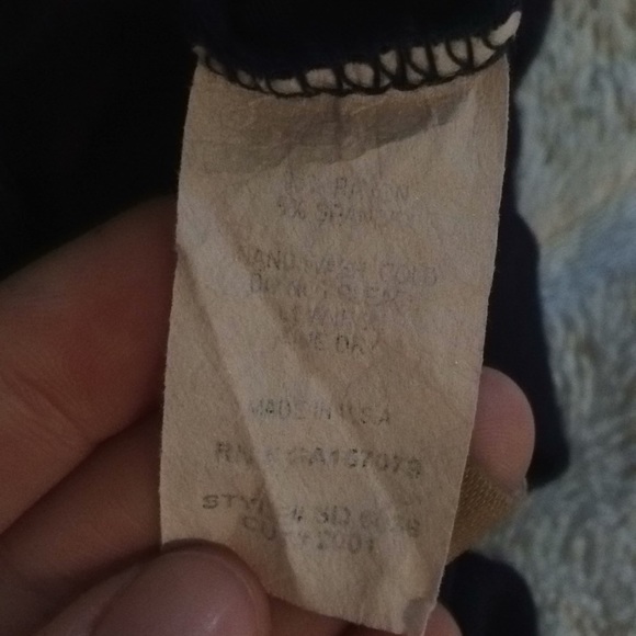 ! Blue cold shoulder A line dress - Picture 6 of 6